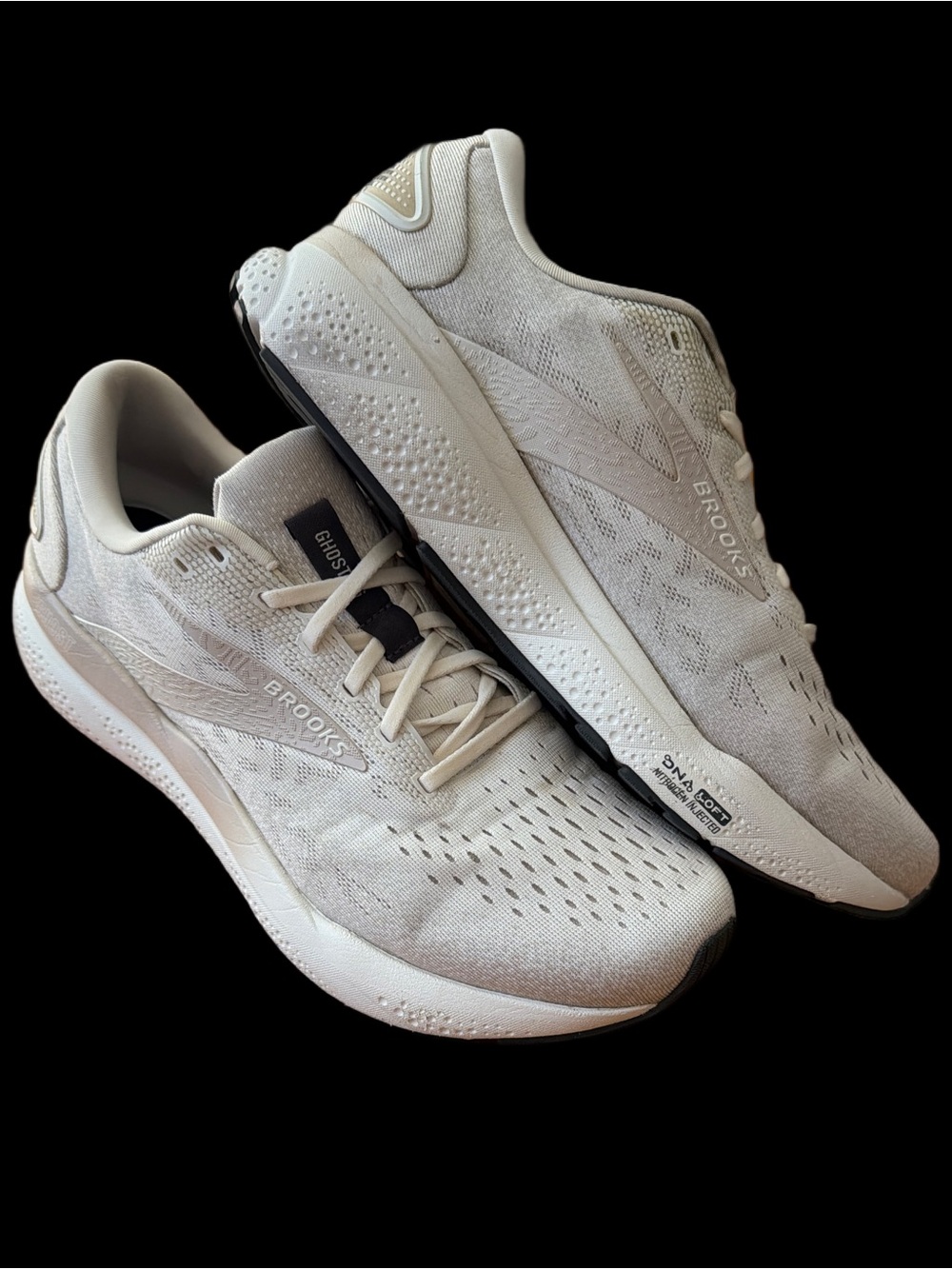 Brooks Men's GHOST 16 coconut/château/forged iron size 11